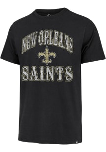 47 New Orleans Saints Black Play Action Franklin Short Sleeve Fashion T Shirt