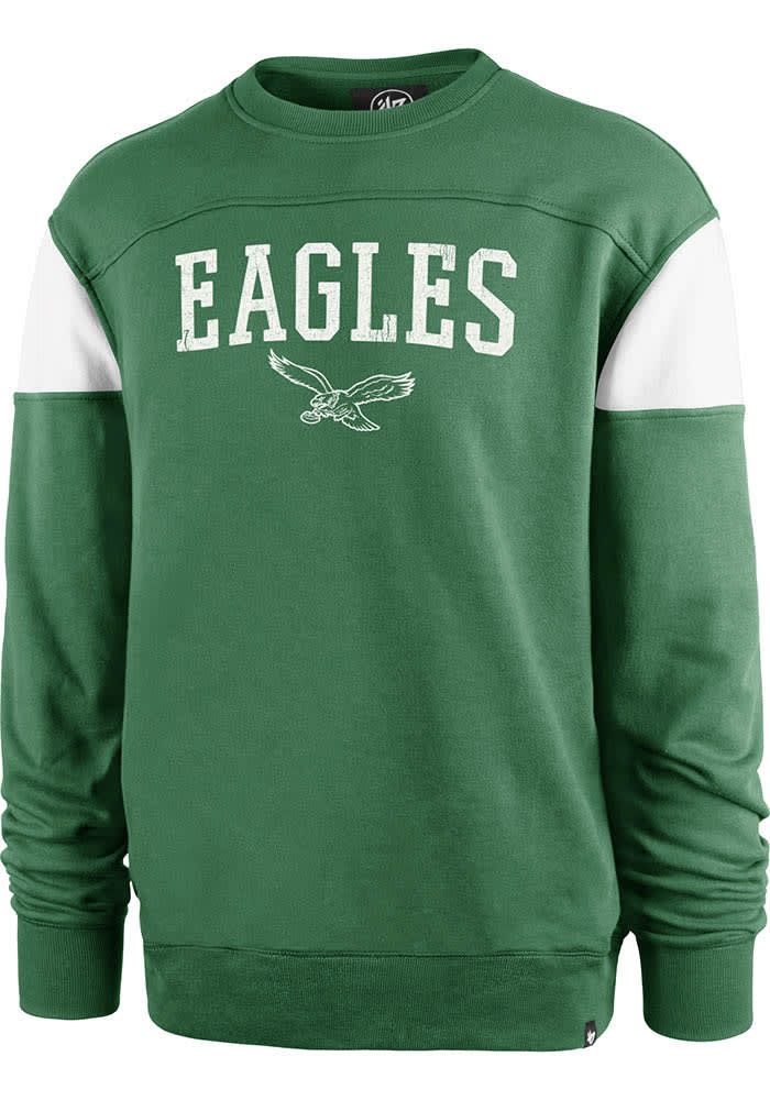 47 Philadelphia Eagles Groundbreak Onset Long Sleeve Fashion Sweatshirt ...