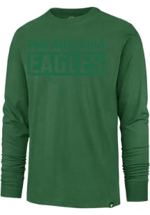 47 Philadelphia Eagles Kelly Green Iced Framework Franklin Long Sleeve Fashion T Shirt