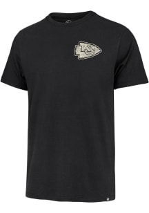 47 Kansas City Chiefs Black Back Play Franklin Short Sleeve Fashion T Shirt