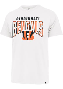 47 Cincinnati Bengals White Restart Franklin Short Sleeve Fashion T Shirt