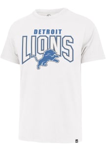 47 Detroit Lions White Restart Franklin Short Sleeve Fashion T Shirt