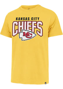 47 Kansas City Chiefs Gold Restart Franklin Short Sleeve Fashion T Shirt