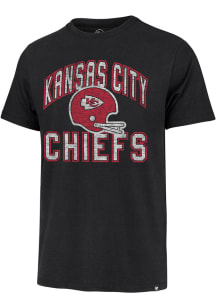 47 Kansas City Chiefs Black Play Action Franklin Short Sleeve Fashion T Shirt