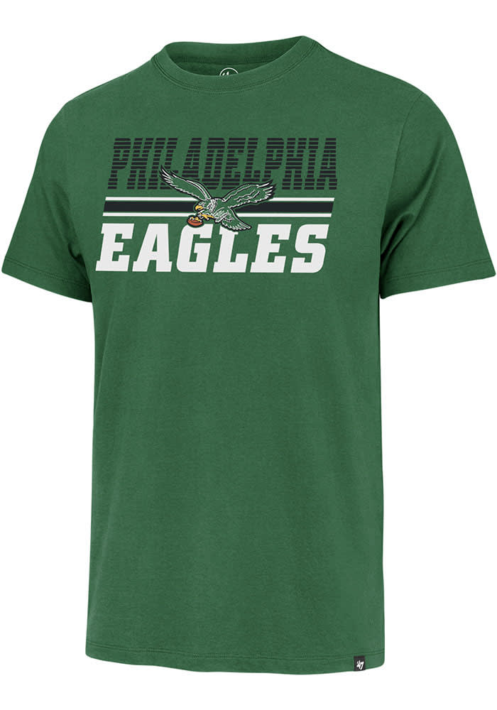 47 Philadelphia Eagles Kelly Green Run Thru Franklin Short Sleeve ...