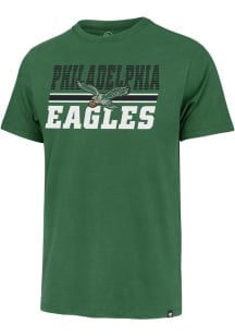 47 Philadelphia Eagles Kelly Green Run Thru Franklin Short Sleeve Fashion T Shirt