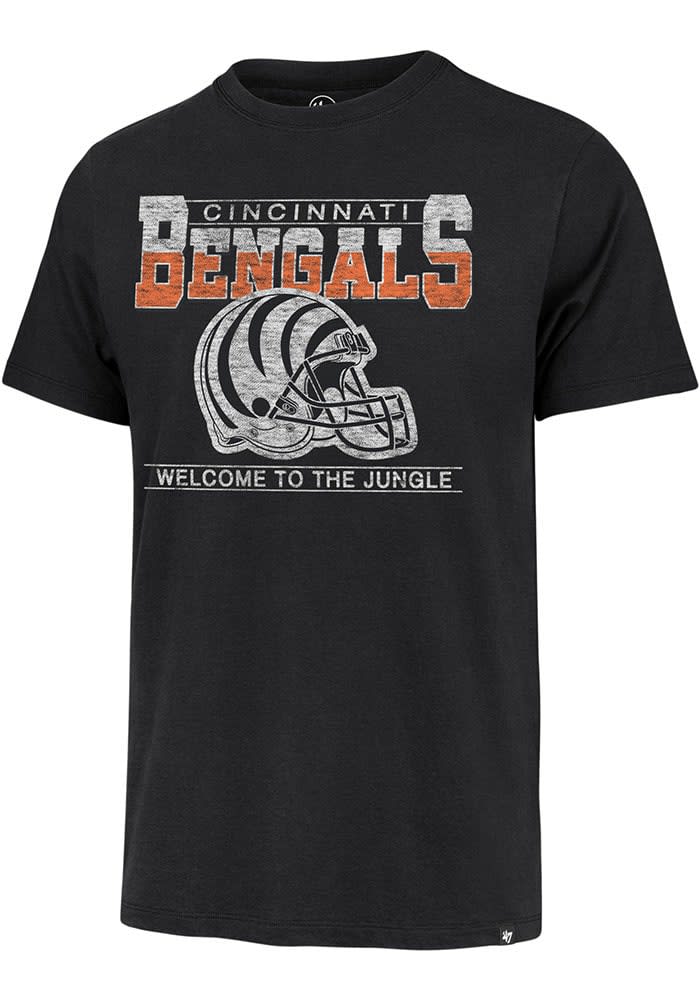 47 Brand Cincinnati Bengals Welcome to The Jungle Tee - Black - Medium