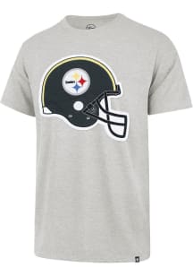 47 Pittsburgh Steelers Grey Franklin Fieldhouse Short Sleeve Fashion T Shirt