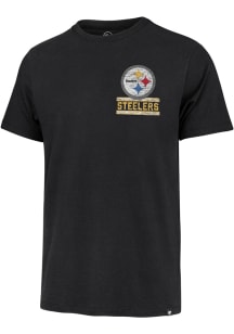 47 Pittsburgh Steelers Black Franklin Short Sleeve Fashion T Shirt