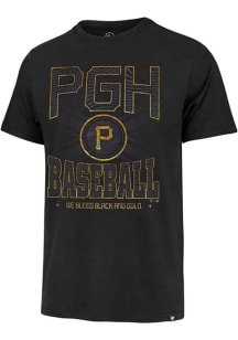 47 Pittsburgh Pirates Black City Connect Elements Short Sleeve Fashion T Shirt