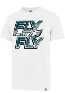 47 Philadelphia Eagles White Super Rival Short Sleeve T Shirt