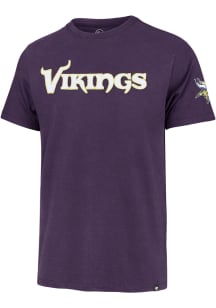 47 Minnesota Vikings Purple Franklin Short Sleeve Fashion T Shirt