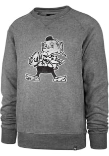 47 Cleveland Browns Mens Grey Imprint Match Long Sleeve Fashion Sweatshirt