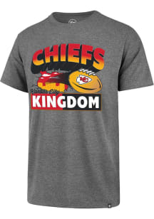 47 Kansas City Chiefs Grey Super Rival Short Sleeve T Shirt