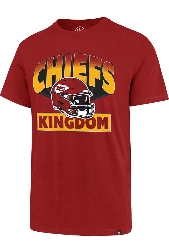 47 Kansas City Chiefs Red Imprint Super Rival Short Sleeve T Shirt