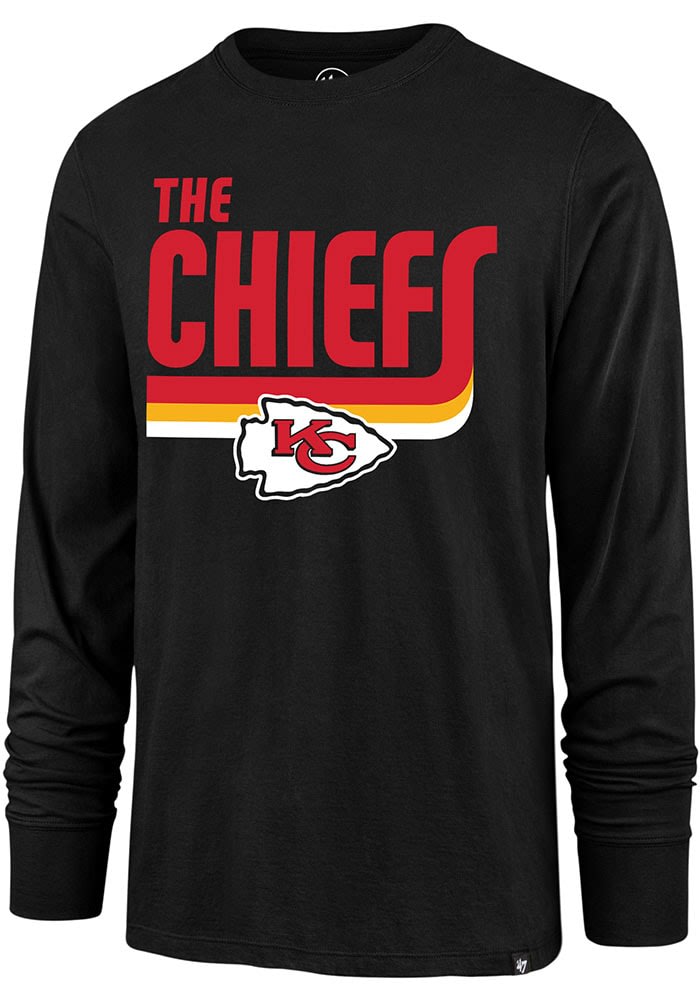 '47 Kansas City Chiefs Long Sleeve Tee Pregame Super Rival Tee