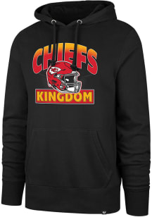 47 Kansas City Chiefs Mens Black Regional Headline Long Sleeve Hoodie