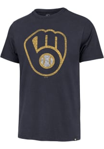 47 Milwaukee Brewers Navy Blue Premier Franklin Short Sleeve Fashion T Shirt