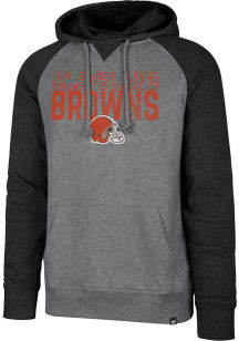 47 Cleveland Browns Mens Grey Match Fashion Hood