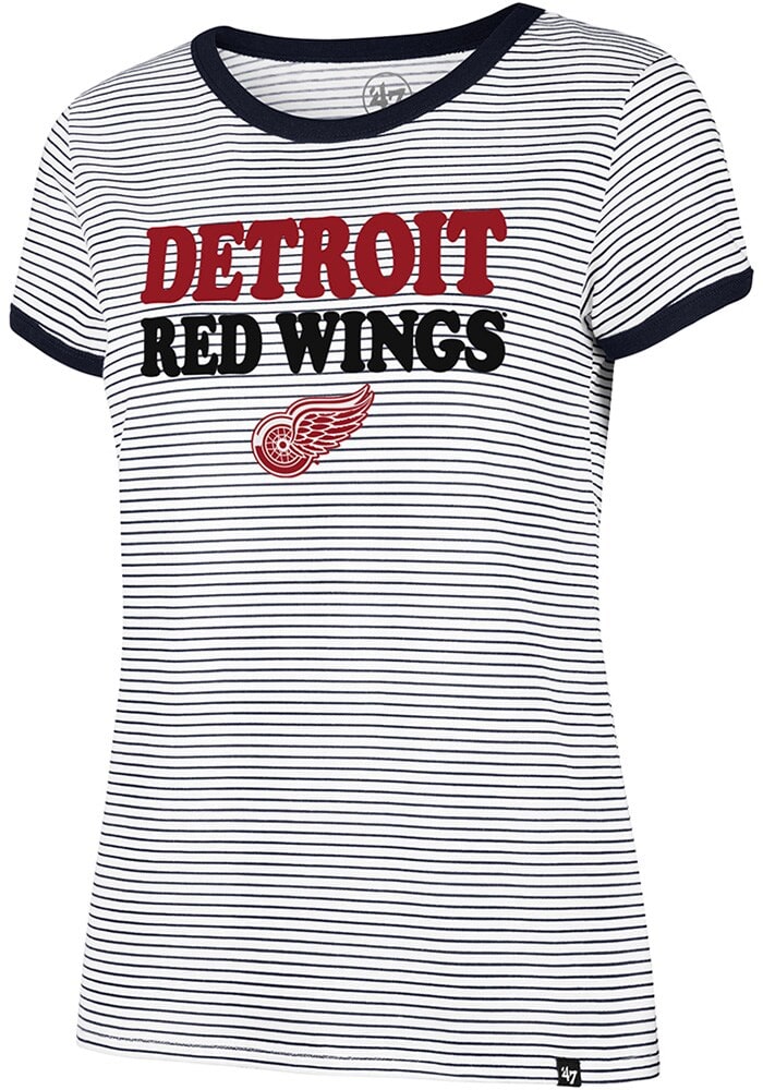 Detroit Red Wings Womens Tri-Blend Future Fan Short Sleeve Maternity Top