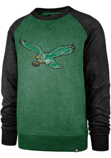 47 Philadelphia Eagles Mens Kelly Green Match Long Sleeve Fashion Sweatshirt