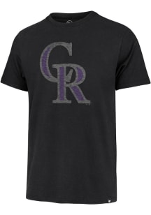 47 Colorado Rockies Black Premier Franklin Short Sleeve Fashion T Shirt