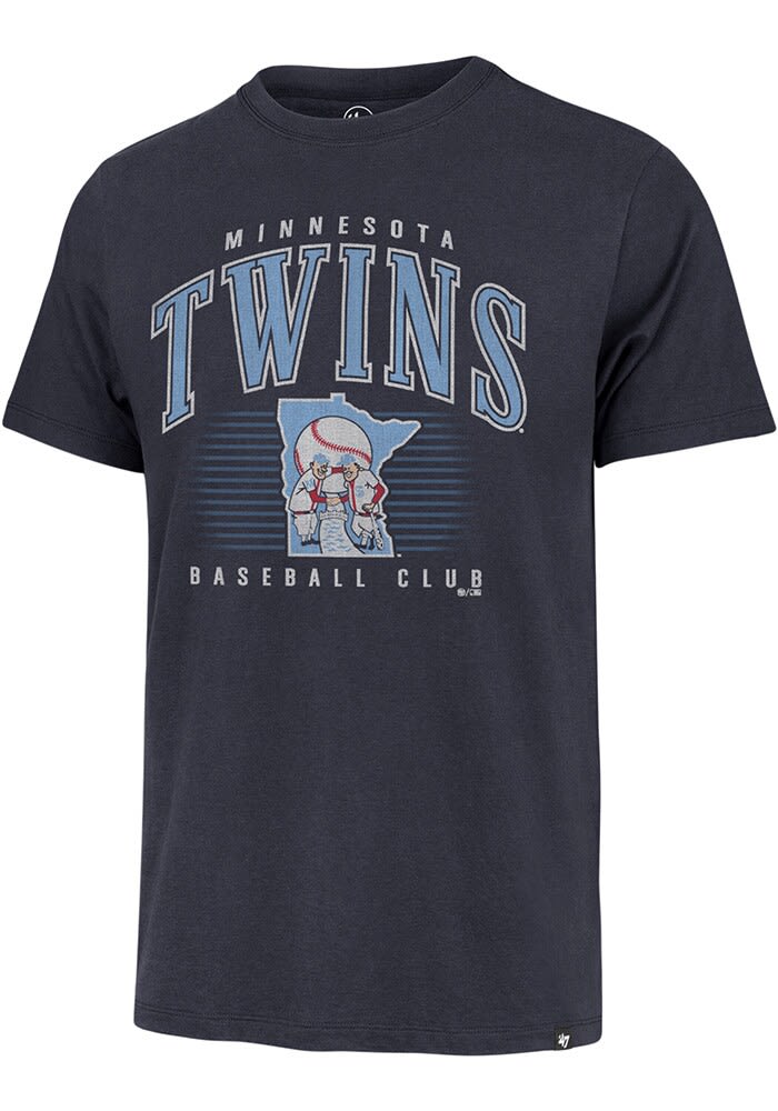 47 Minnesota Twins NAVY Double Header Franklin Short Sleeve