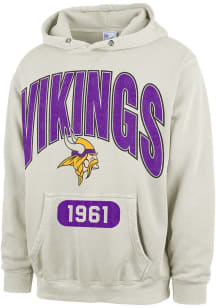 47 Minnesota Vikings Mens White Goated Fashion Hood