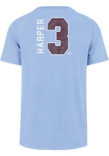 Bryce Harper Philadelphia Phillies Light Blue Coop Franklin Short Sleeve Fashion Player T Shirt