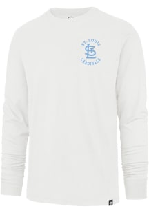 47 St Louis Cardinals White Franklin Long Sleeve Fashion T Shirt