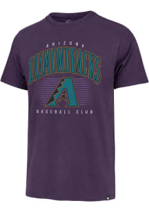 47 Arizona Diamondbacks Purple Franklin Short Sleeve Fashion T Shirt