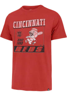 47 Cincinnati Reds Red Franklin Short Sleeve Fashion T Shirt
