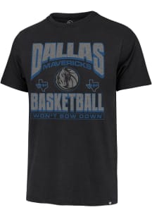 47 Dallas Mavericks Black Franklin Short Sleeve Fashion T Shirt
