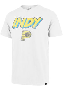 47 Indiana Pacers White Scrum Short Sleeve Fashion T Shirt
