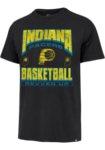 47 Indiana Pacers Black Franklin Short Sleeve Fashion T Shirt
