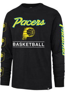 47 Indiana Pacers Black Franklin Long Sleeve Fashion T Shirt