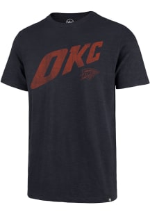 47 Oklahoma City Thunder Navy Blue Scrum Short Sleeve Fashion T Shirt