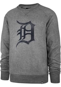 47 Detroit Tigers Mens Grey MATCH Long Sleeve Fashion Sweatshirt