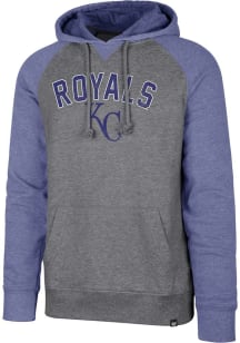 47 Kansas City Royals Mens Blue Match Raglan Fashion Hood