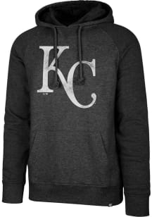 47 Kansas City Royals Mens Black Match Raglan Fashion Hood