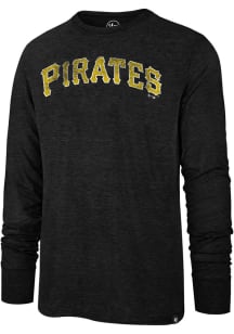 47 Pittsburgh Pirates Black Match Long Sleeve Fashion T Shirt