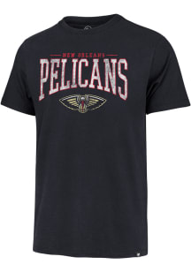 47 New Orleans Pelicans Black FULL RUSH FRANKLIN Short Sleeve Fashion T Shirt