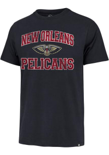 47 New Orleans Pelicans Navy Blue ARCH FRANKLIN Short Sleeve Fashion T Shirt