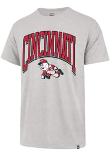 47 Cincinnati Reds Grey Walk Tall Franklin Short Sleeve Fashion T Shirt