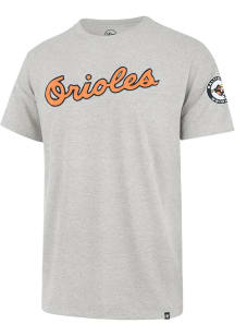 47 Baltimore Orioles Grey Franklin Fieldhouse Short Sleeve Fashion T Shirt