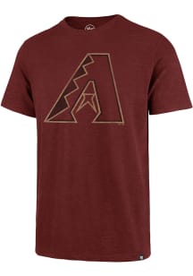 47 Arizona Diamondbacks Red Grit Scrum Short Sleeve Fashion T Shirt