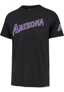 47 Arizona Diamondbacks Black FRANKLIN FIELDHOUSE T MENS Short Sleeve Fashion T Shirt