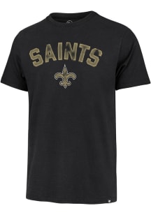 47 New Orleans Saints Black All Arch Short Sleeve Fashion T Shirt