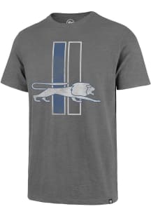 47 Detroit Lions Grey Grit Vintage Scrum Short Sleeve Fashion T Shirt
