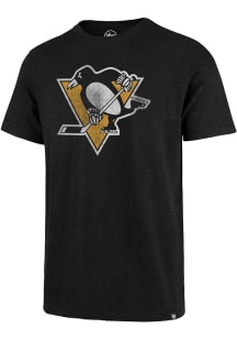 47 Pittsburgh Penguins Black Grit Scrum Short Sleeve Fashion T Shirt